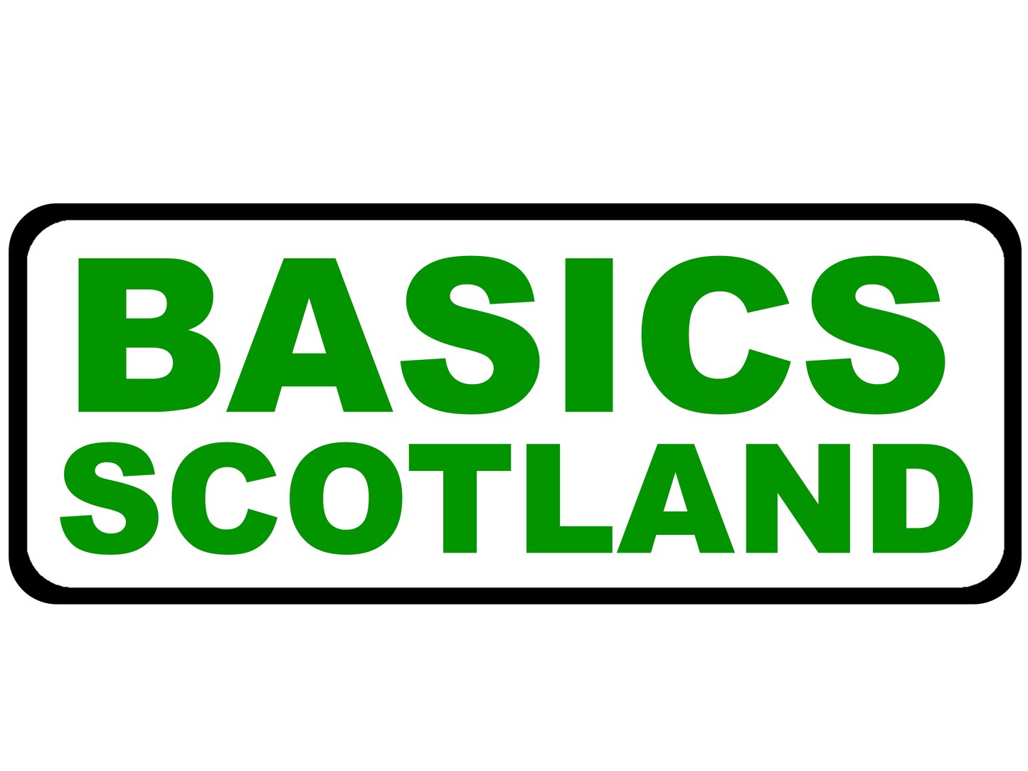 BASICS Scotland - Emergency Vehicle Sign