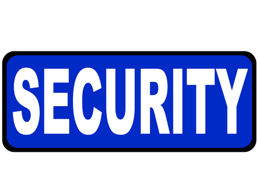 Security - Emergency Vehicle Sign