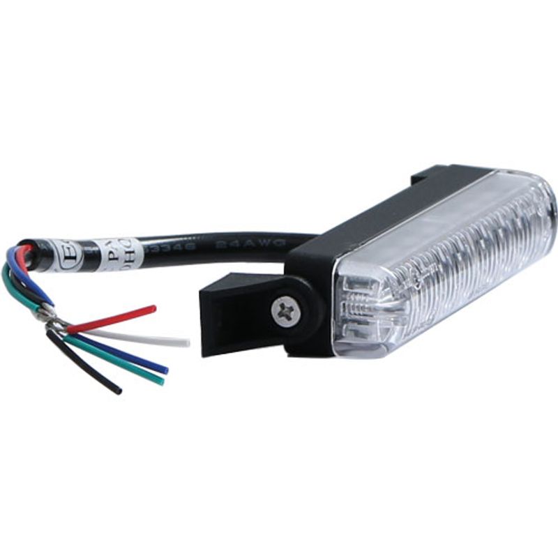 4-1607 6LED R65 slimline warning light - single colours