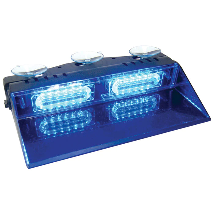 Blue emergency dash lights deals