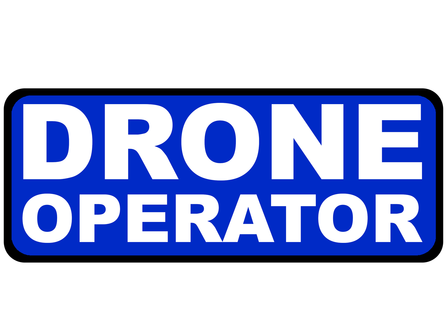 Drone Operator - Emergency Vehicle Sign