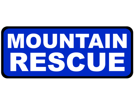 Mountain Rescue - Emergency Vehicle Sign