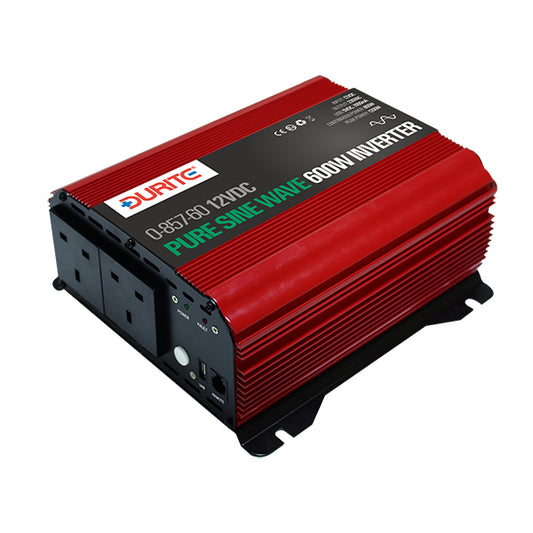 600W 12V DC TO 230V AC COMPACT SINE WAVE VOLTAGE INVERTER