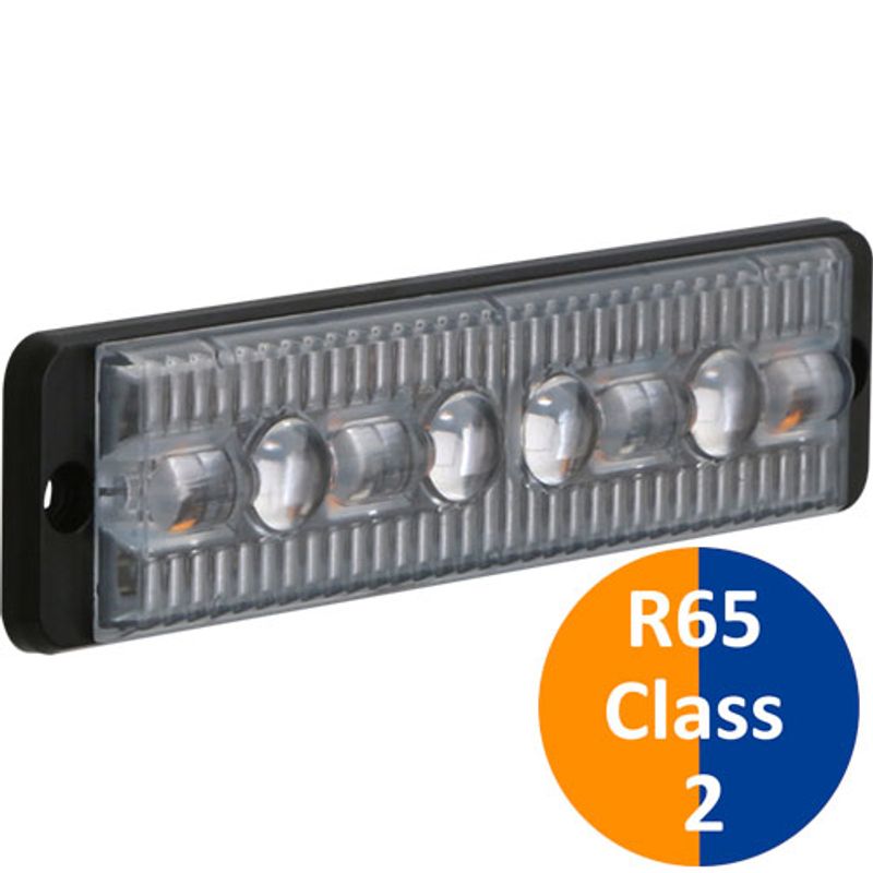 4-10026 ultra slim R65 12 LED warning light - dual colours