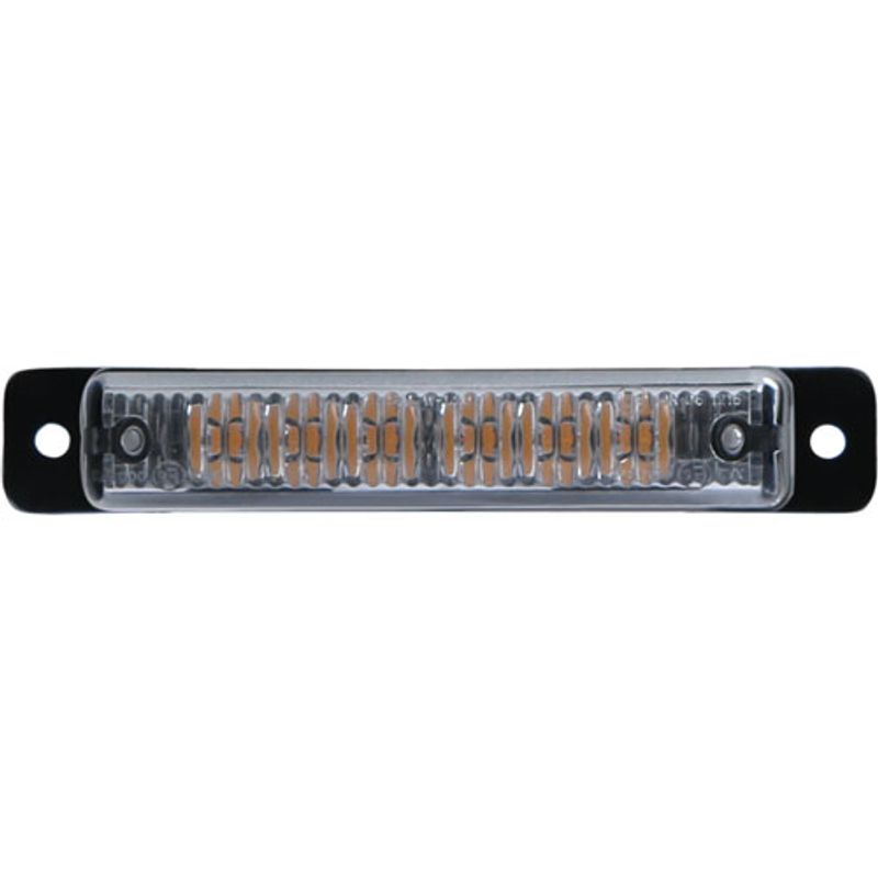 4-1607 6LED slimline warning light - split colours