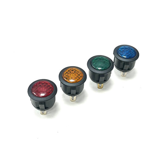 12V LED DASHBOARD WARNING LIGHT 20MM