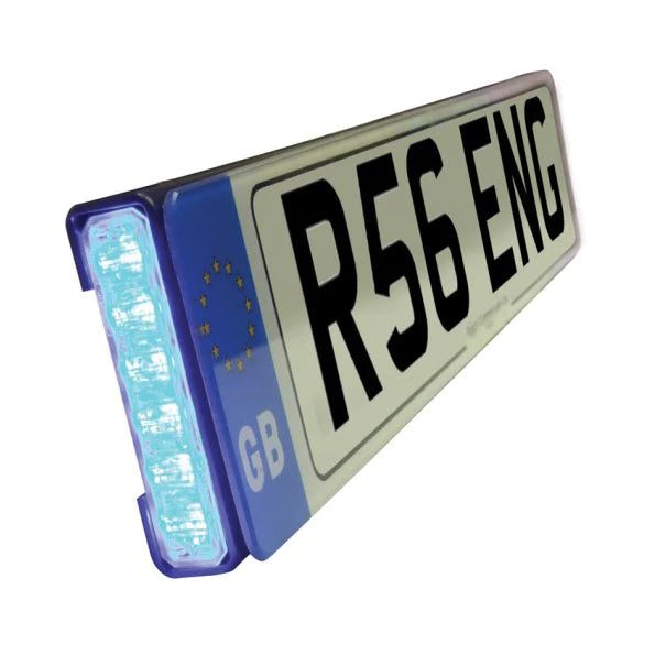 Led Screen Reg Plate Stealth Reg Plate - Rigid – Frontline Emergency Solutions